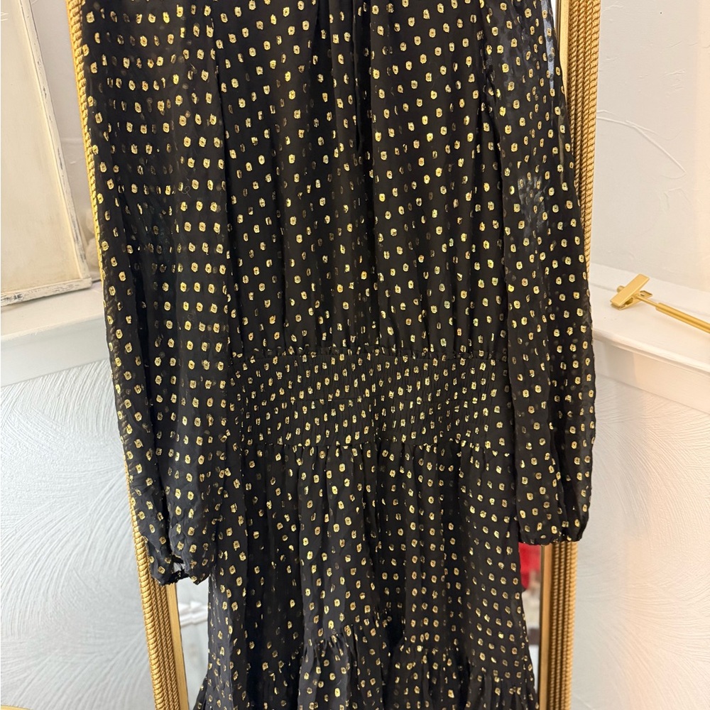 A.L.C. Sidney Metallic Dot Dress - Picture 2 of 12